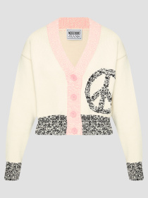 Жіночий білий кардиган Moschino модель A0918.3209;2002 Фото