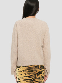 Бежевый женский шерстяной джемпер Moschino модель A0932.8206;1019 Бежевый женский шерстяной джемпер Moschino модель A0932.8206;1019 Фото
