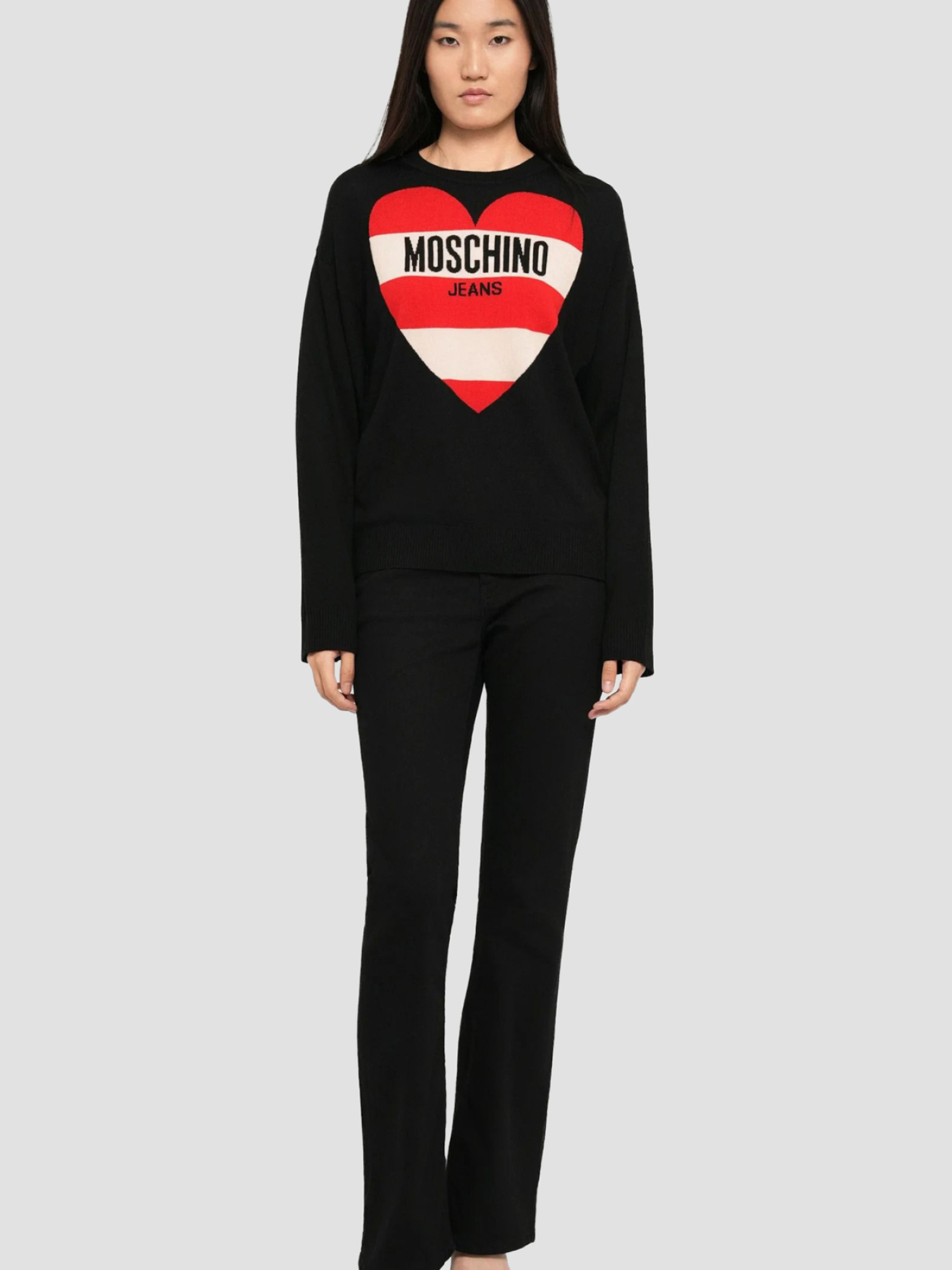 Жіночий чорний вовняний джемпер Moschino модель A0938.8212;4555 Фото