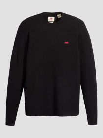 Мужской черный шерстяной джемпер LEVIS модель A4320;0005 Фото