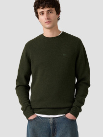 Чоловічий темно-зелений вовняний джемпер LEVIS модель A4320;0025 Фото