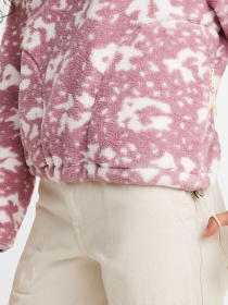 Жіноча рожева спортивна кофта з візерунком LEVIS модель A7893;0000 Жіноча рожева спортивна кофта з візерунком LEVIS модель A7893;0000 Фото