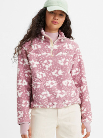 Жіноча рожева спортивна кофта з візерунком LEVIS модель A7893;0000 Жіноча рожева спортивна кофта з візерунком LEVIS модель A7893;0000 Фото