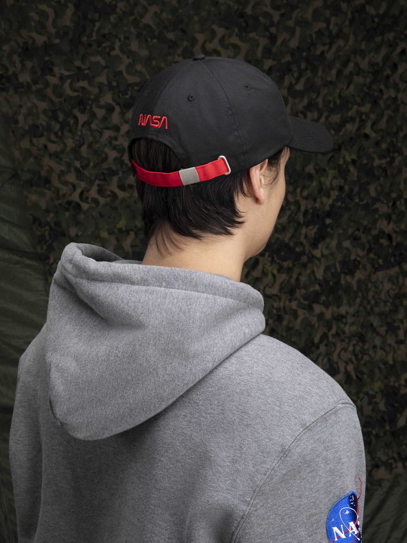 Кепка Alpha Industries Nasa Worm Logo модель UAN53000C1_001 Фото