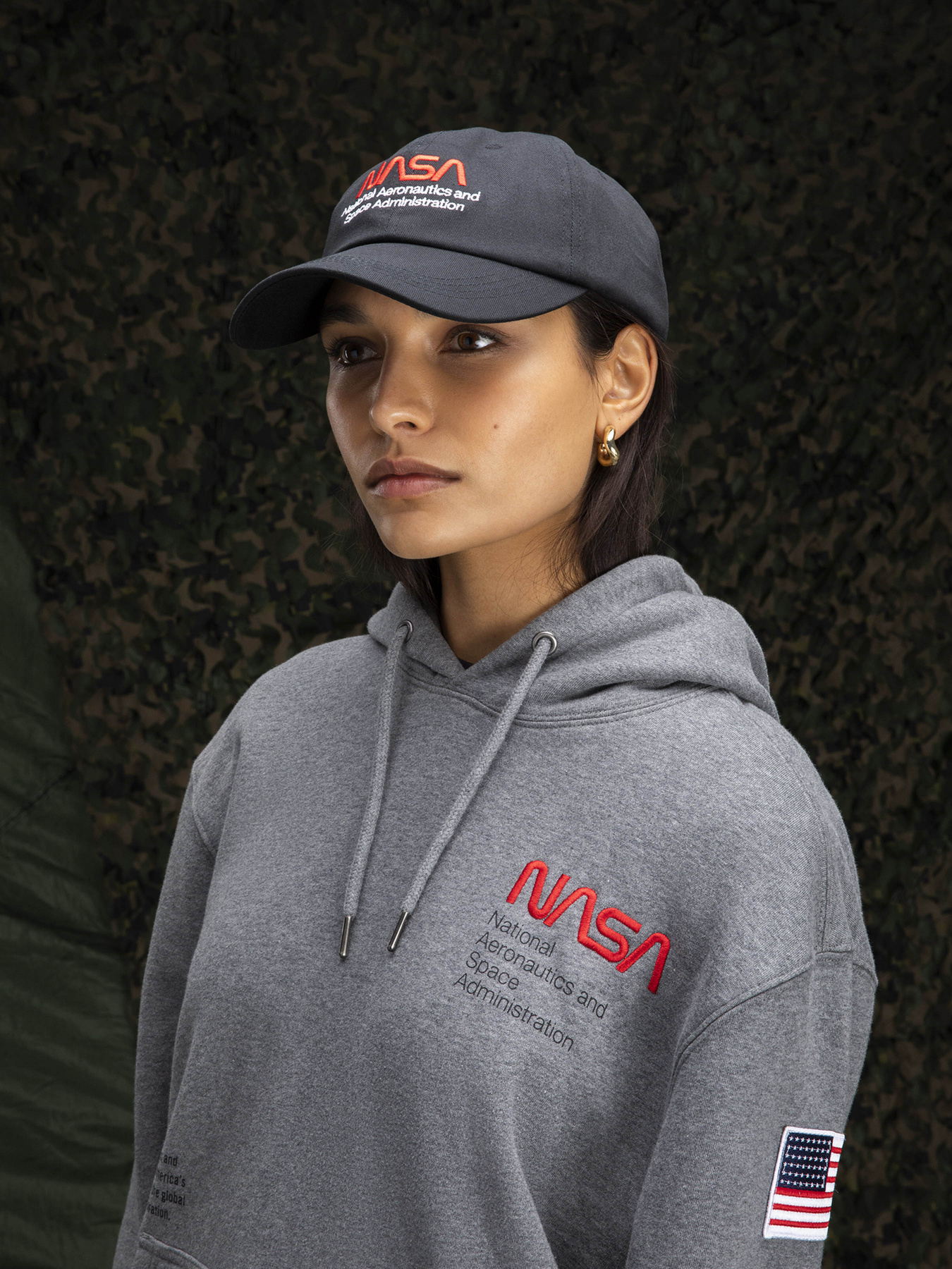 Кепка Alpha Industries Nasa Worm Logo модель UAN53000C1_001 Фото