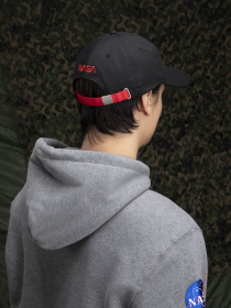 Кепка Alpha Industries Nasa Worm Logo модель UAN53000C1_001 Фото