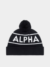 Чорний - Шапка Alpha Industries Essential Pom Beanie