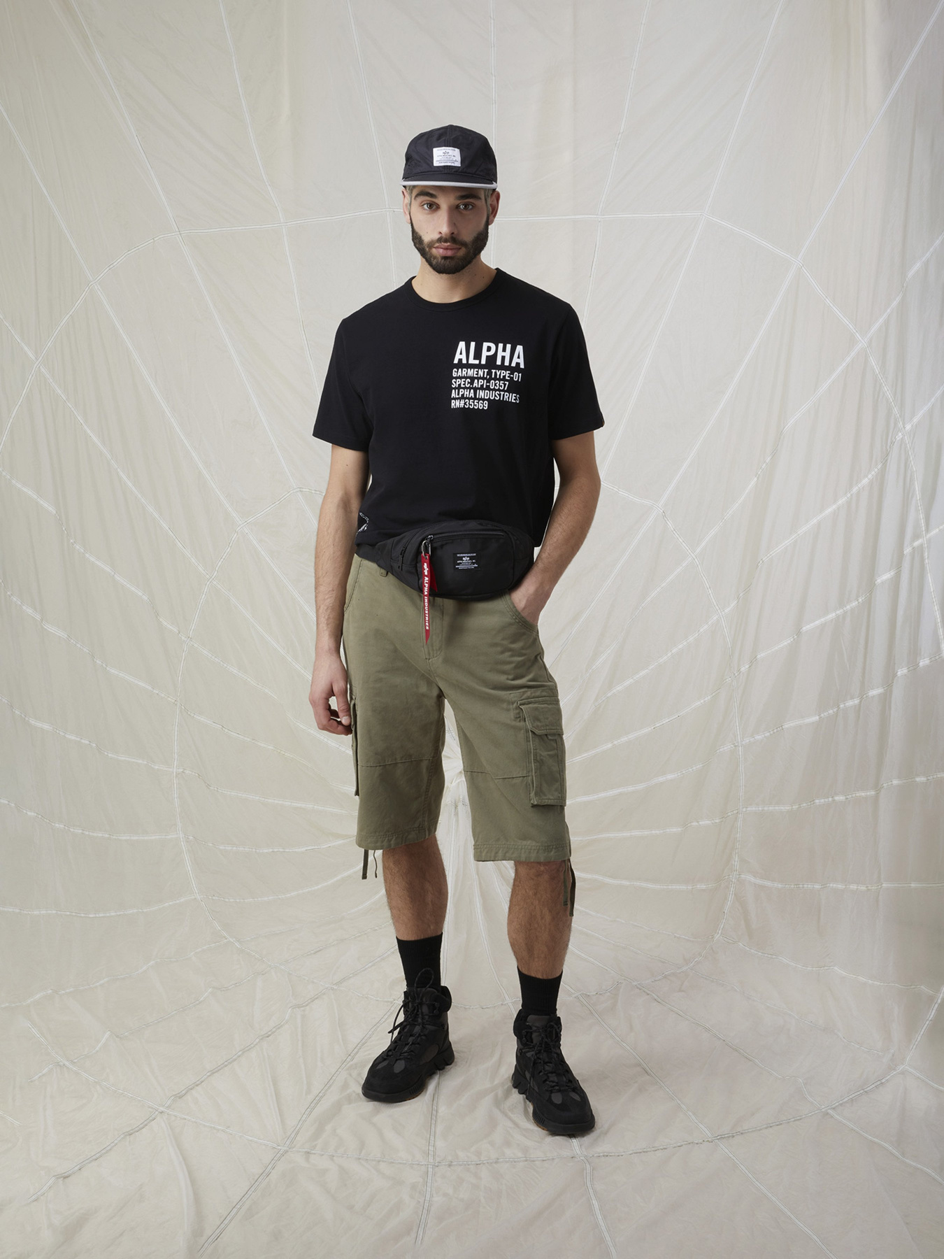 Поясная сумка Alpha Industries Crew Waist модель UAC53002C1_001 Фото