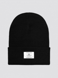 Чорний - Шапка Alpha Industries Essential Beanie