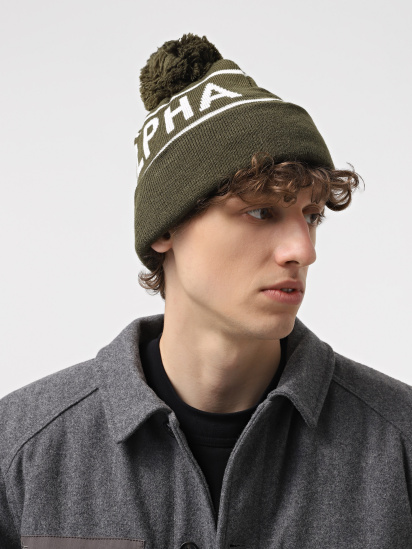 Шапка Alpha Industries Essential Pom Beanie модель UHE52500C1_303 — фото 3 - INTERTOP