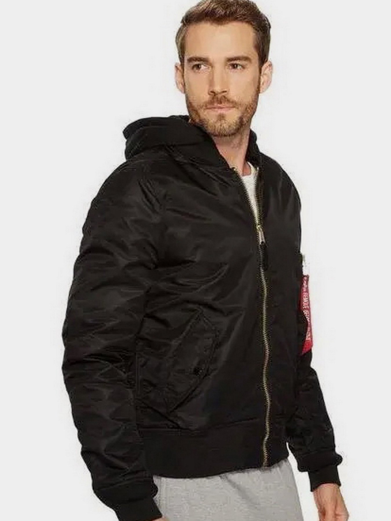 Бомбер Alpha Industries MA-1 NATUS модель MJM47506C1_012 Фото