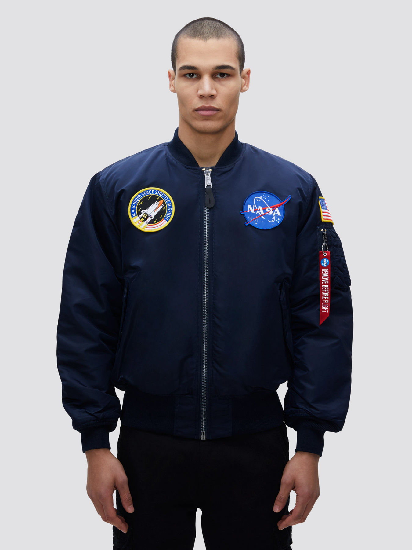 Бомбер Alpha Industries NASA MA-1 модель MJM21093C1_410 Фото