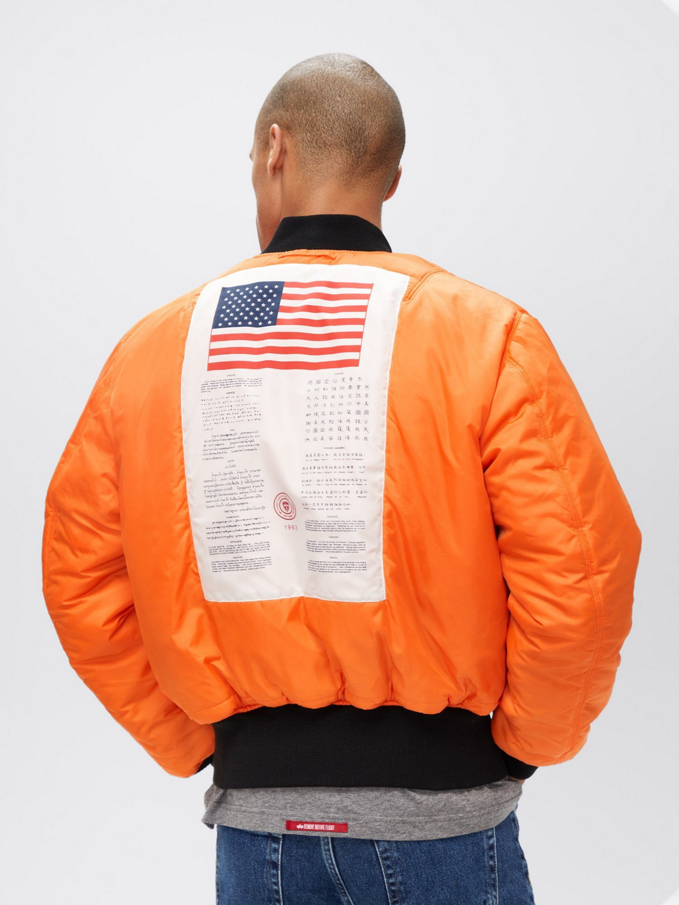Бомбер Alpha Industries MA-1 BLOOD CHIT  модель MJM21300C1_001 Фото