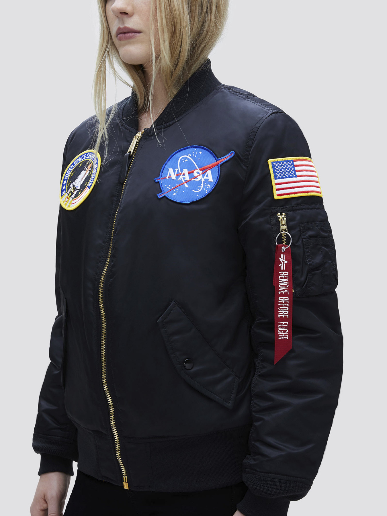 Бомбер Alpha Industries MA-1 NASA W модель WJM49501C1_001 Фото