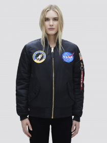 Бомбер Alpha Industries MA-1 NASA W модель WJM49501C1_001 Фото