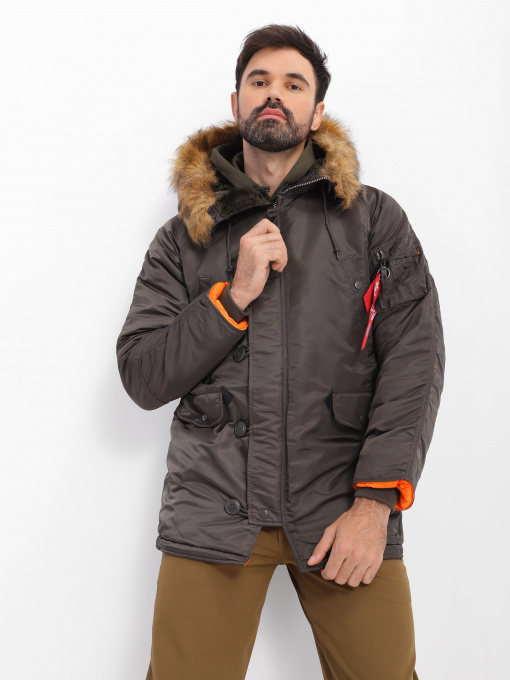 Парка Alpha Industries Slim Fit N-3B модель MJN31211C1_025 Фото