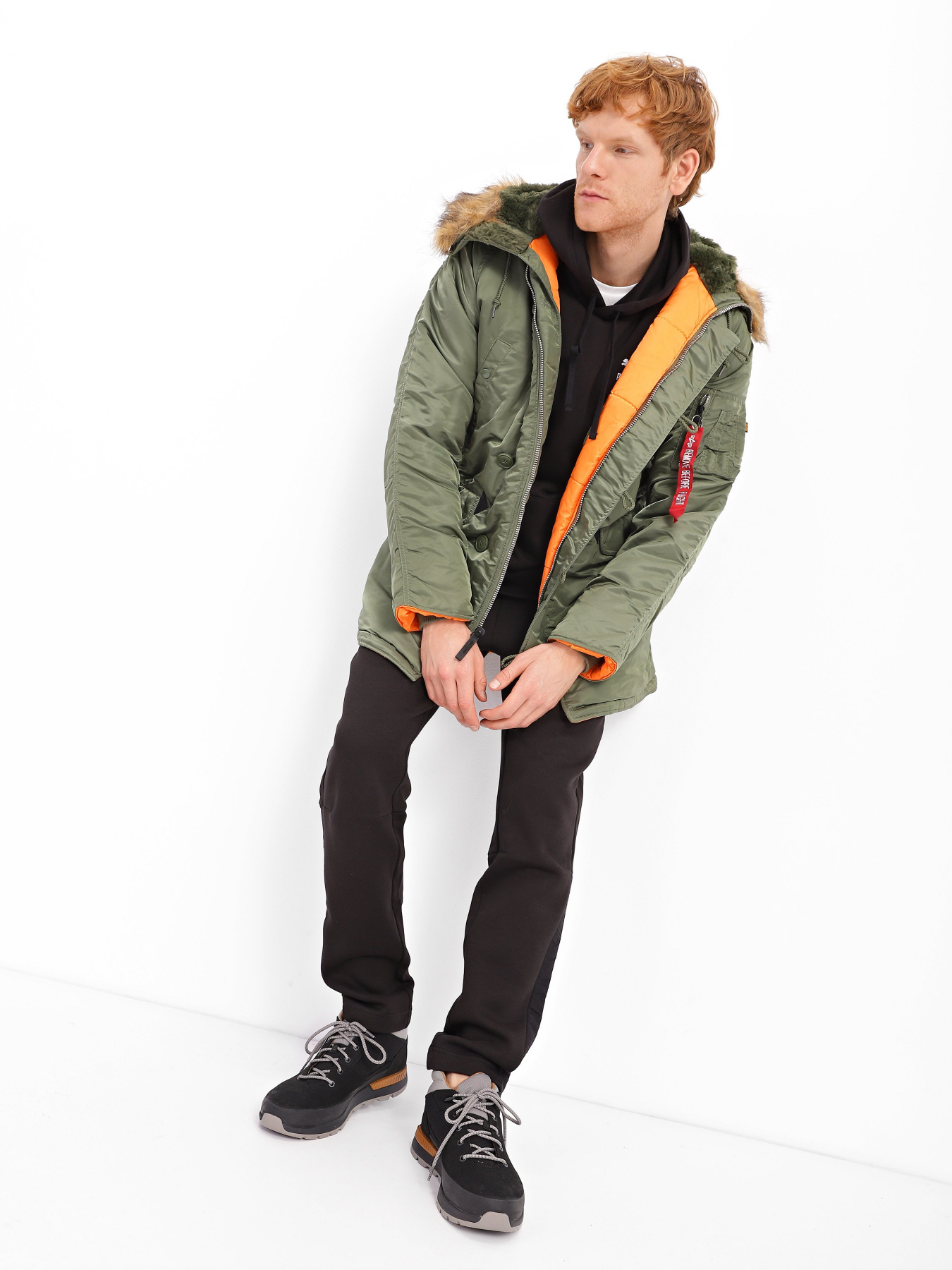 Парка Alpha Industries N-3В Slim Fit модель MJN31211C1_310 Фото