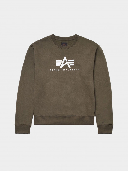 Світшот Alpha Industries BASIC LOGO CREWNECK модель UFB49001C1_303 — фото 7 - INTERTOP