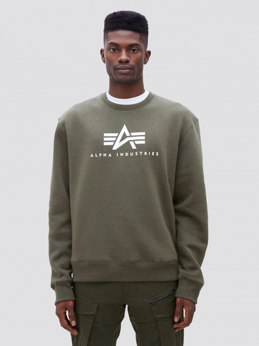 Свитшот Alpha Industries BASIC LOGO CREWNECK модель UFB49001C1_303 Фото