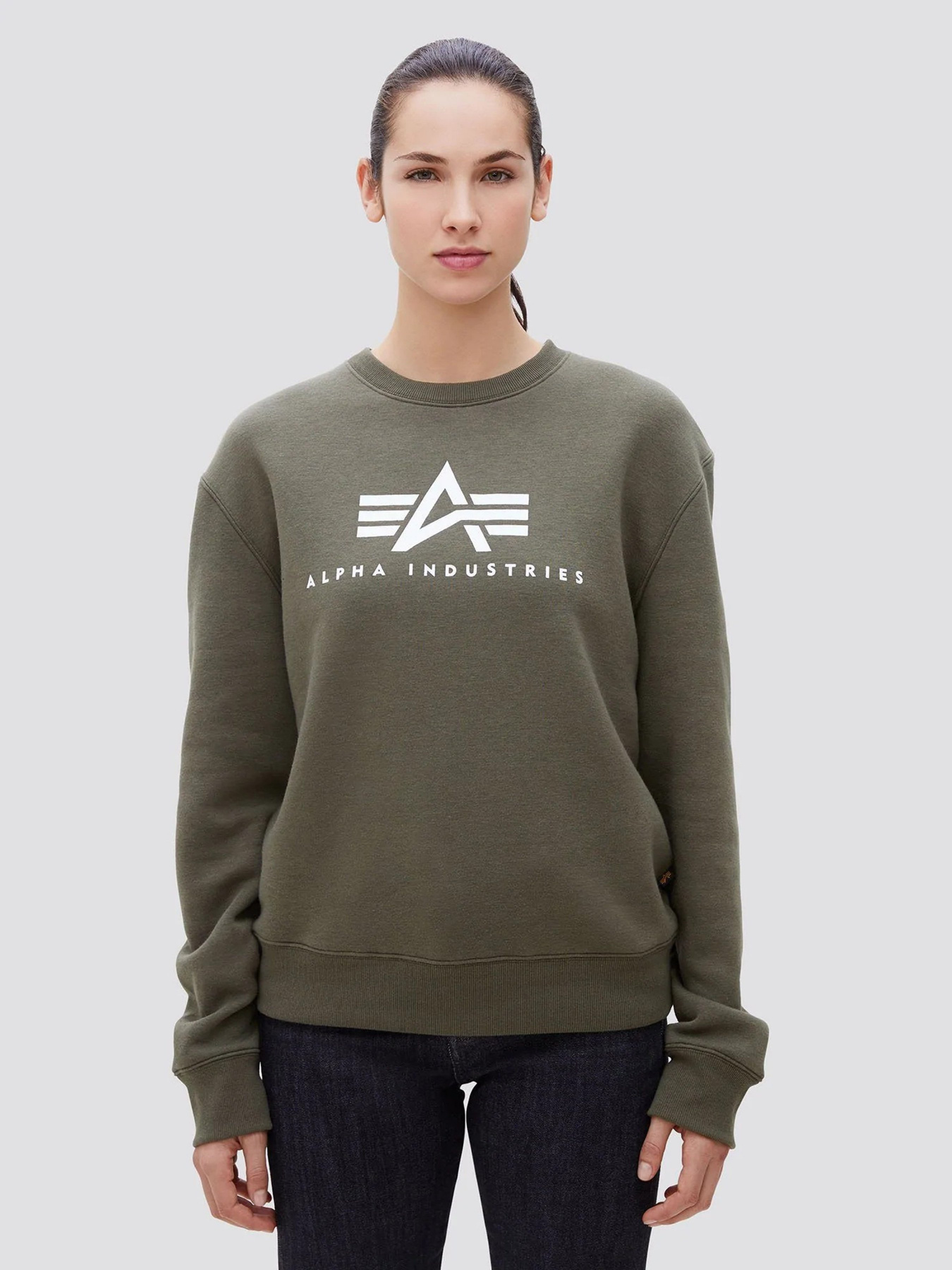 Світшот Alpha Industries BASIC LOGO CREWNECK модель UFB49001C1_303 Фото