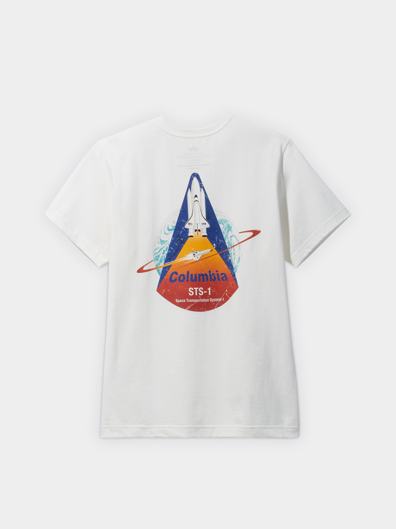 Футболка Alpha Industries NASA Columbia модель UTN51500C1_100 Фото