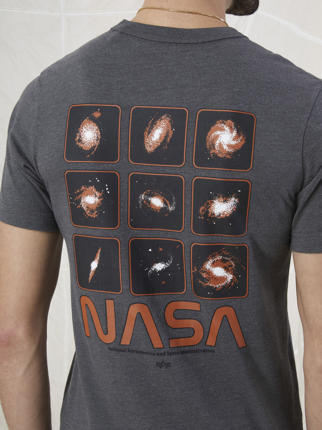 Футболка Alpha Industries NASA Galaxy модель ETN53000C1_072 Фото