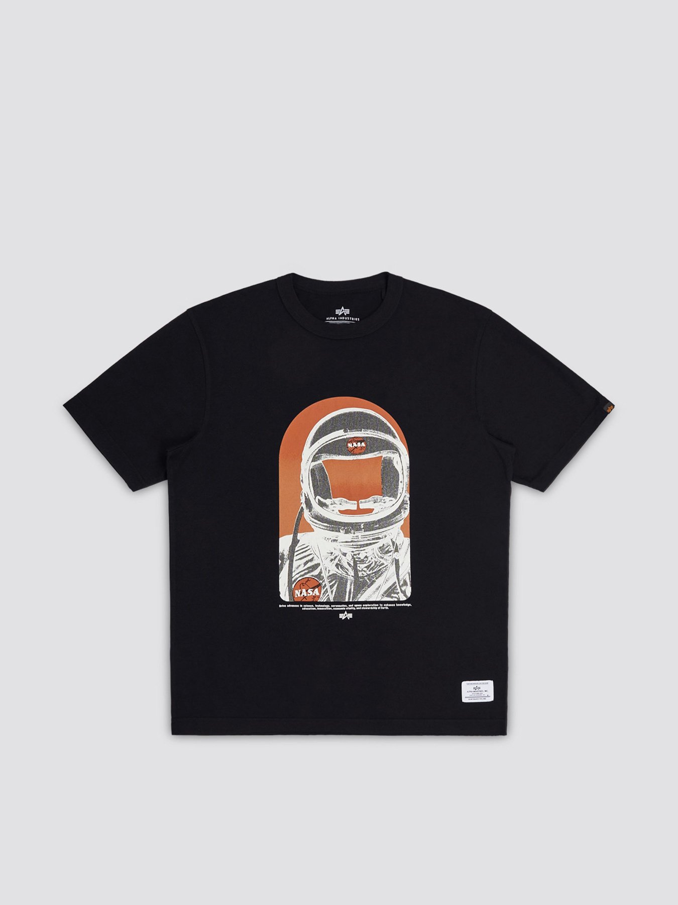Футболка Alpha Industries NASA Moon модель ETN53001C1_003 Фото