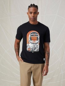 Футболка Alpha Industries NASA Moon модель ETN53001C1_003 Фото