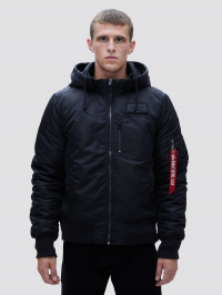 Чорний - Бомбер Alpha Industries MA-1 HOODED RIB