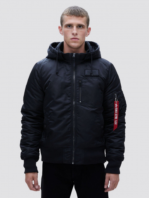 Бомбер Alpha Industries MA-1 HOODED RIB модель MJM49501C1_001 Фото