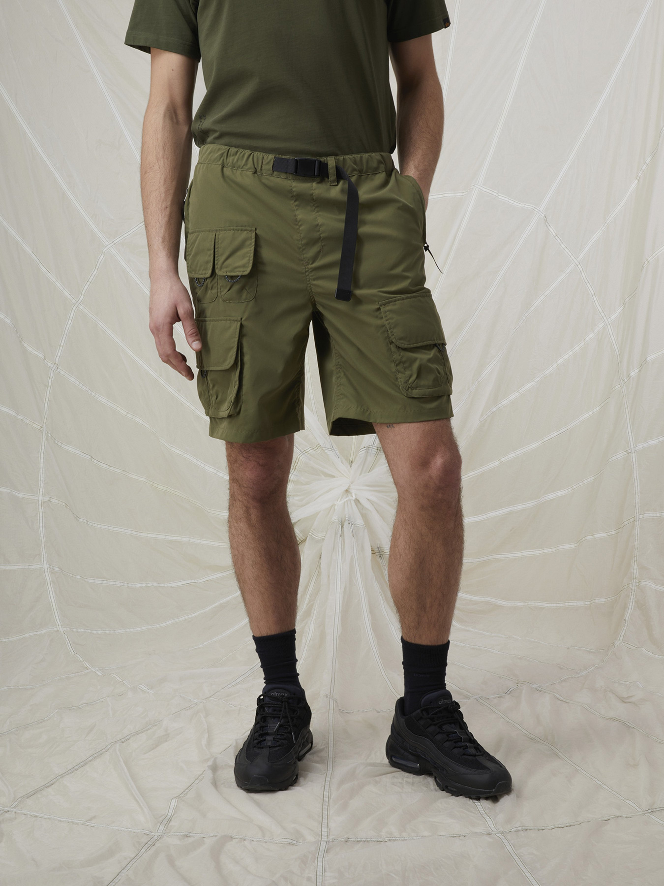 Повсякденні шорти Alpha Industries Belted Cargo модель MBB53001C1_359 Фото
