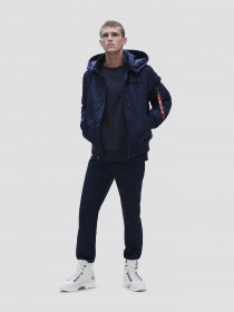 Бомбер Alpha Industries MA-1 HOODED RIB модель MJM49501C1_410 Фото