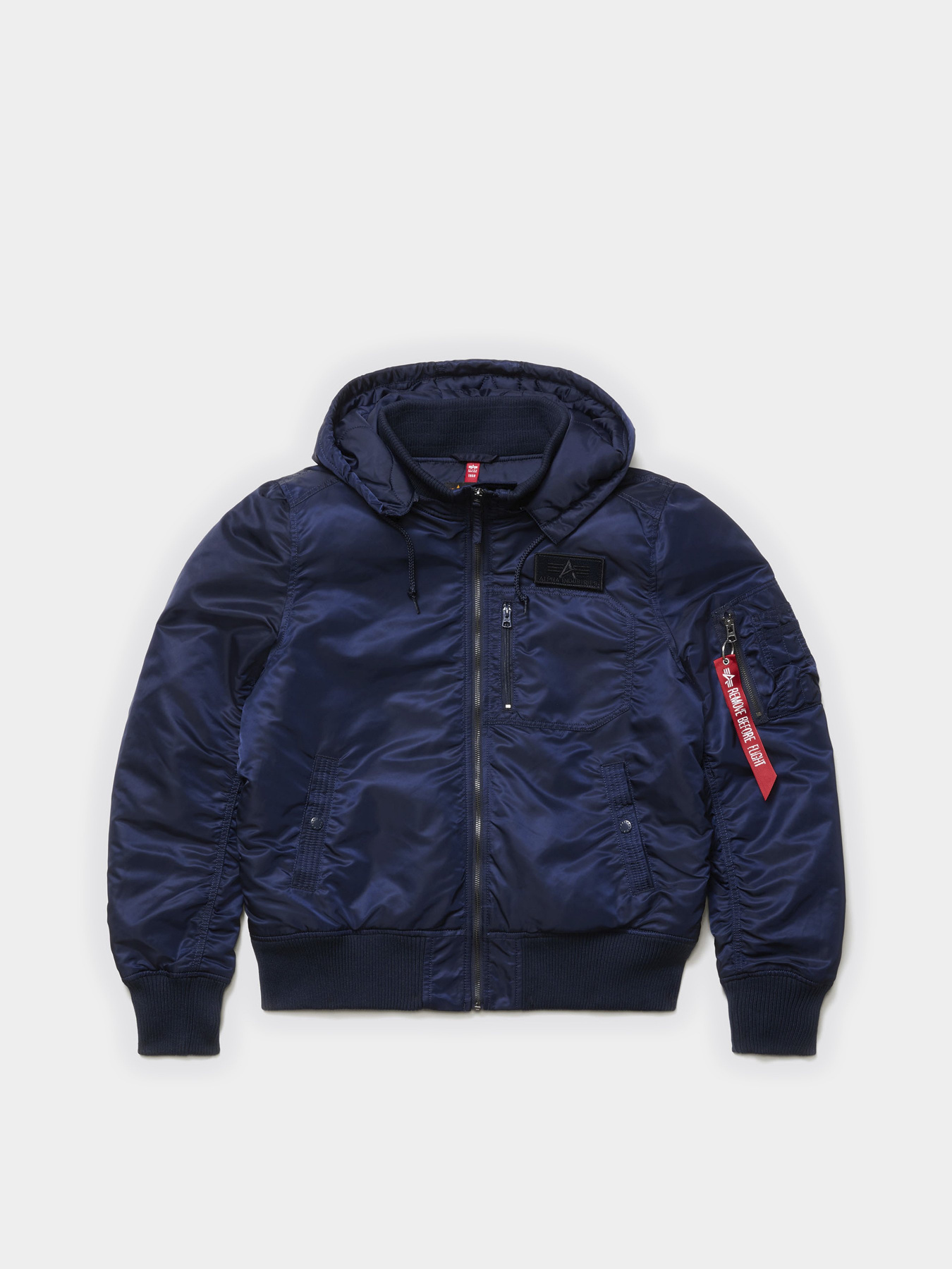 Бомбер Alpha Industries MA-1 HOODED RIB модель MJM49501C1_410 Фото