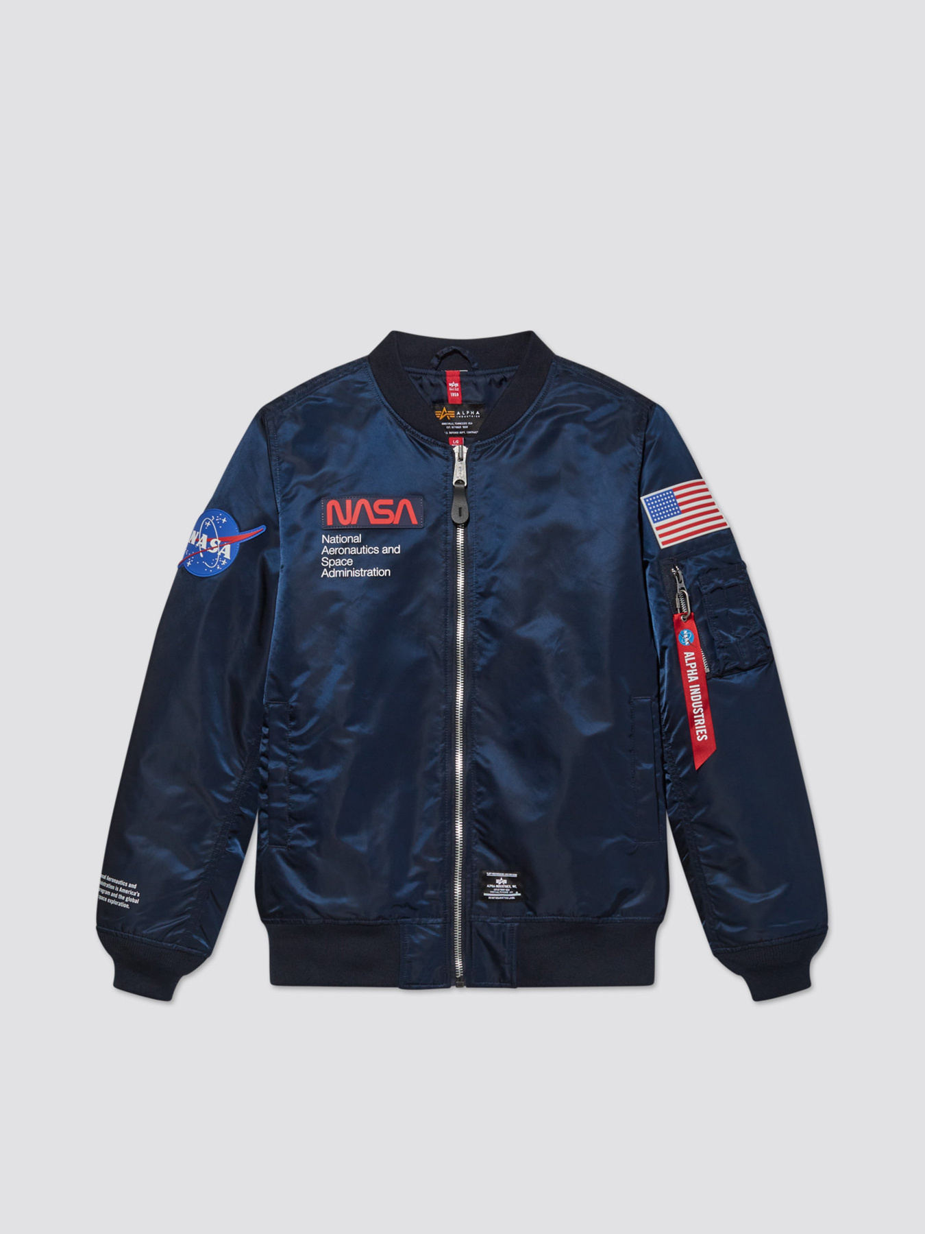 Бомбер Alpha Industries L-2B NASA Gen II модель MJL53002C1_410 Фото