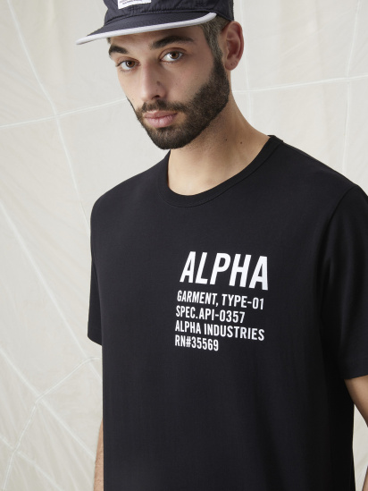 Футболка Alpha Industries Graphic Tee модель MTA53000C1_001 — фото 4 - INTERTOP