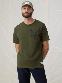 Футболка Alpha Industries Graphic Tee модель MTA53000C1_303 Фото