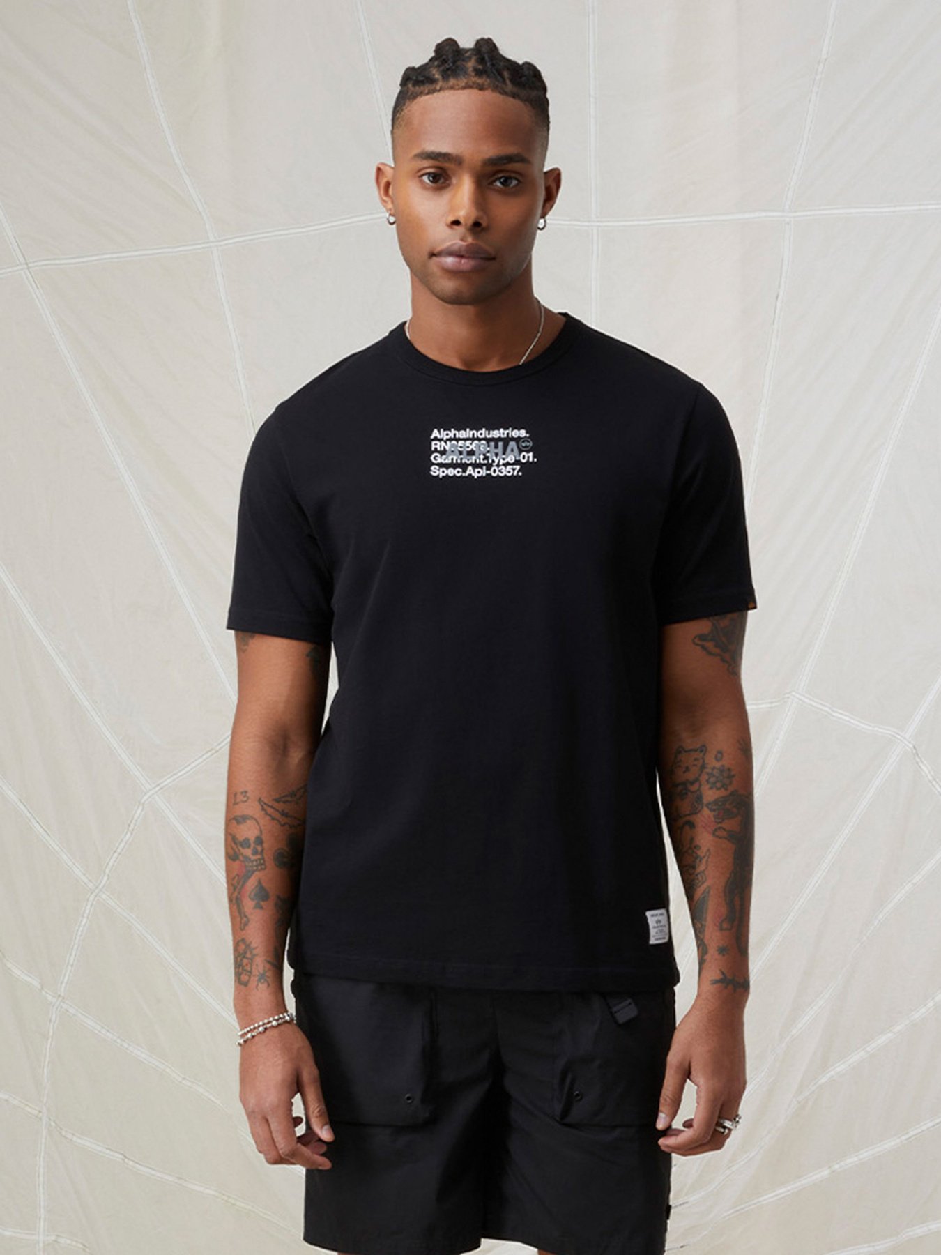 Футболка Alpha Industries модель MTA53001C1_001 Футболка Alpha Industries модель MTA53001C1_001 Фото