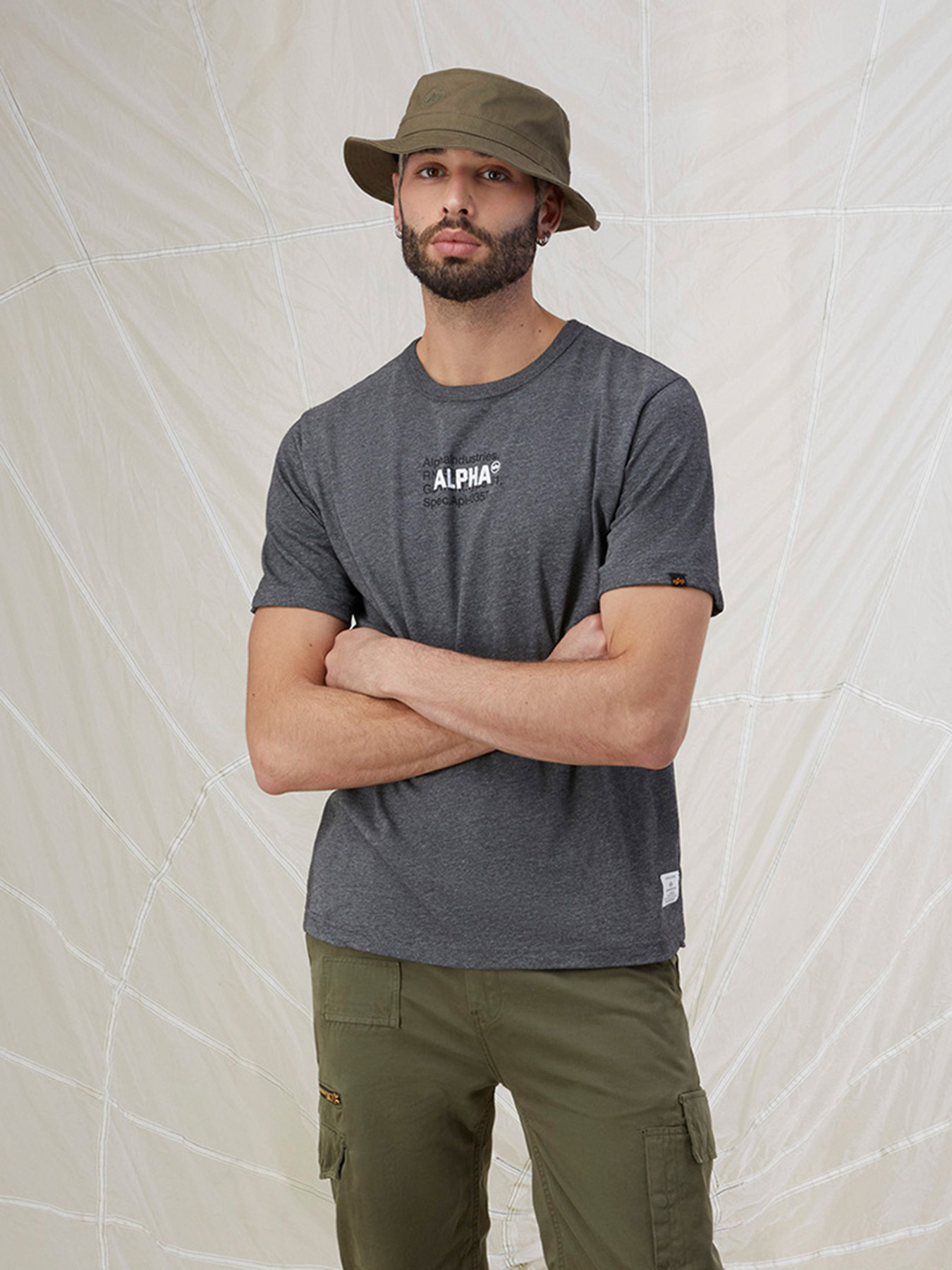 Футболка Alpha Industries модель MTA53001C1_068 Фото