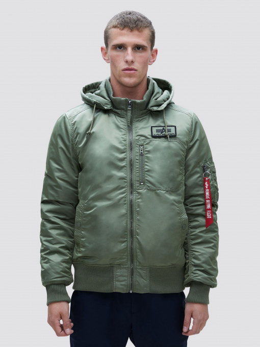 Бомбер Alpha Industries MA-1 HOODED RIB модель MJM49501C1_310 Фото