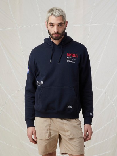 Худі Alpha Industries Nasa Worm Logo модель USN53000C1_410 — фото 3 - INTERTOP