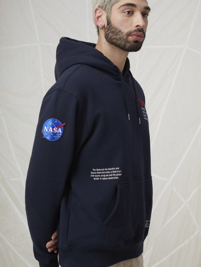 Худі Alpha Industries Nasa Worm Logo модель USN53000C1_410 — фото 5 - INTERTOP