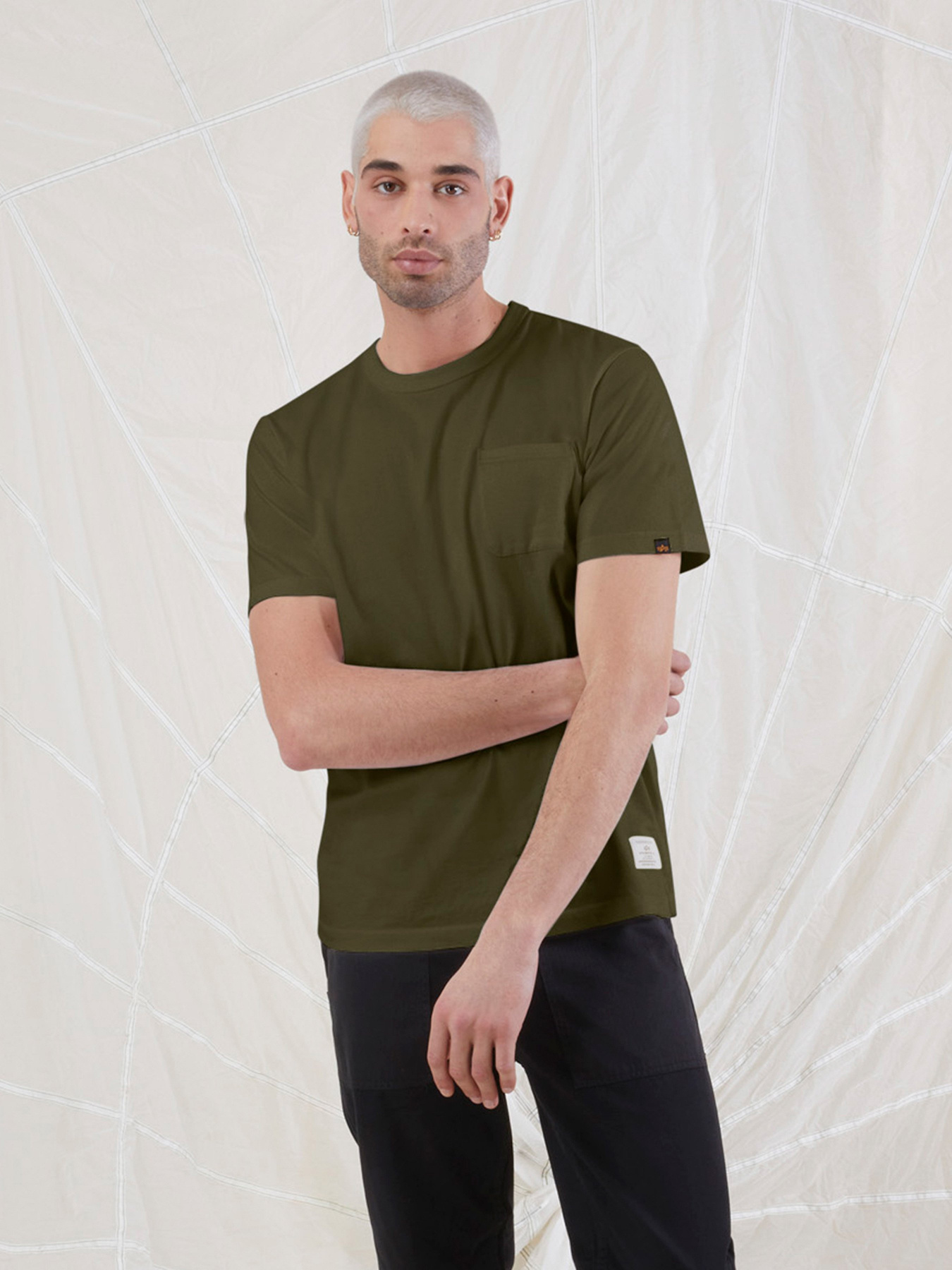 Футболка Alpha Industries модель UTE51501PK_303 Фото