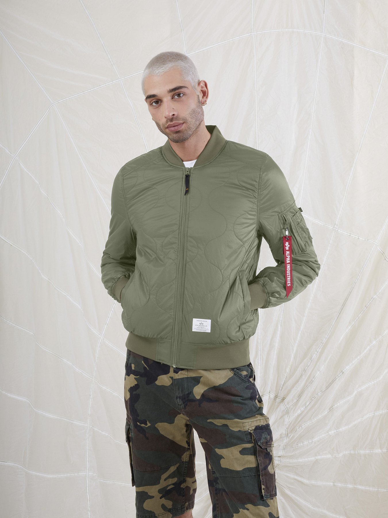 Бомбер Alpha Industries L-2B Quilted модель UJQ52000C1_359 Фото