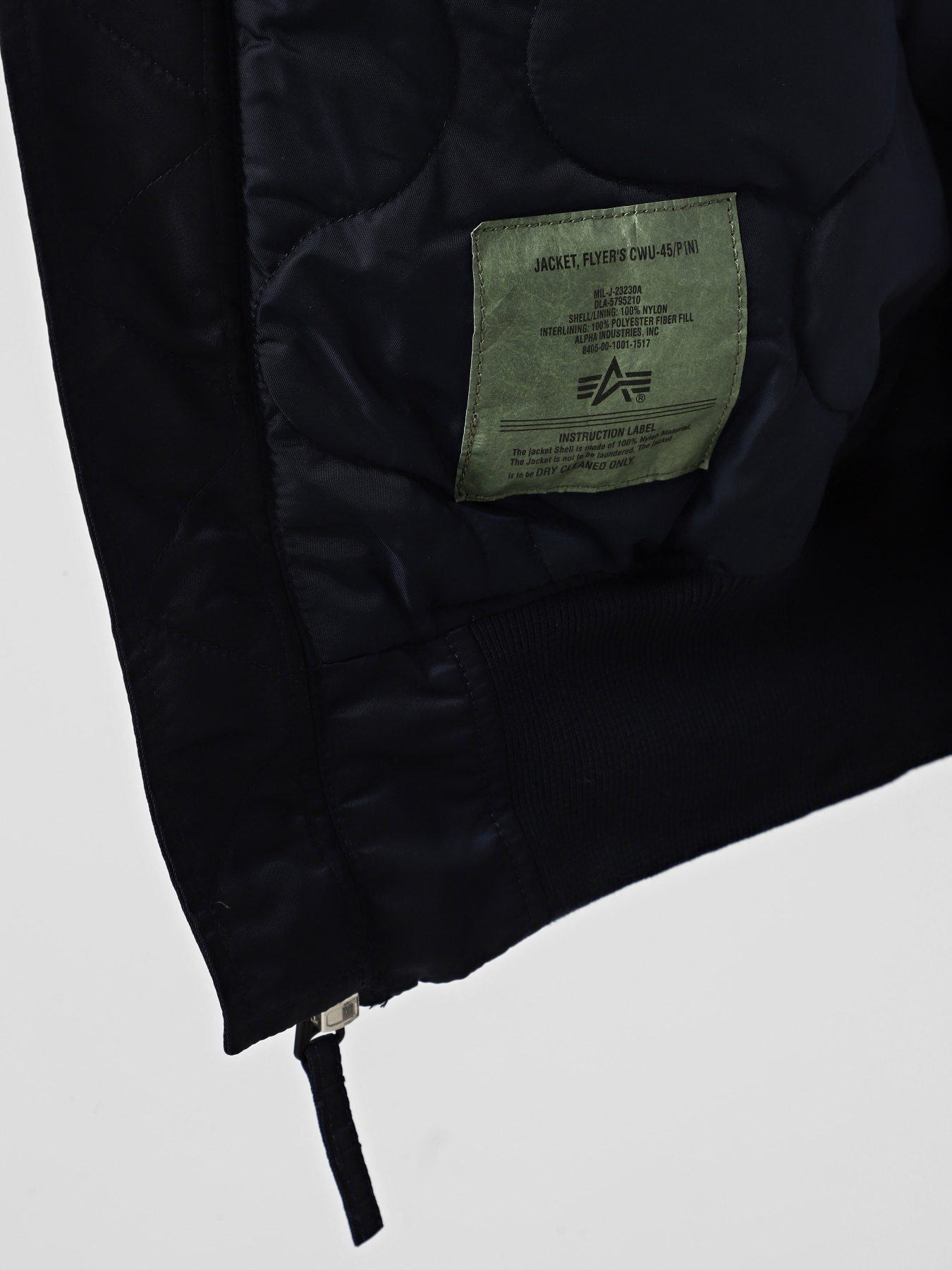 Бомбер Alpha Industries CWU 45/P Flight Jacket модель MJC22000C1_410 Фото