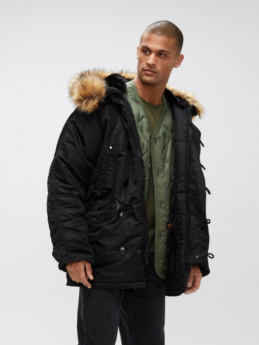 Куртки и дубленки Alpha Industries N-3B HERITAGE модель MJN31000C1_001 Фото