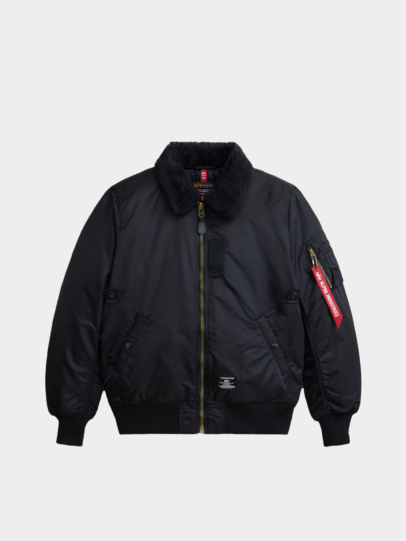Бомбер Alpha Industries  B-15 Mod Flight Faux Mouton Collar модель MJB52500C1_001 Фото