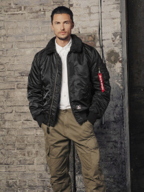 Бомбер Alpha Industries  B-15 Mod Flight Faux Mouton Collar модель MJB52500C1_001 Фото