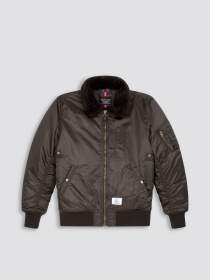 Бомбер Alpha Industries B-15 Mod Flight Faux Mouton Collar модель MJB52500C1_218 Фото