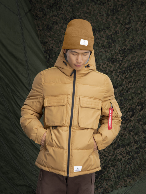 Зимняя куртка Alpha Industries Hooded Puffer Jacket модель MJH52500C1_219 Фото
