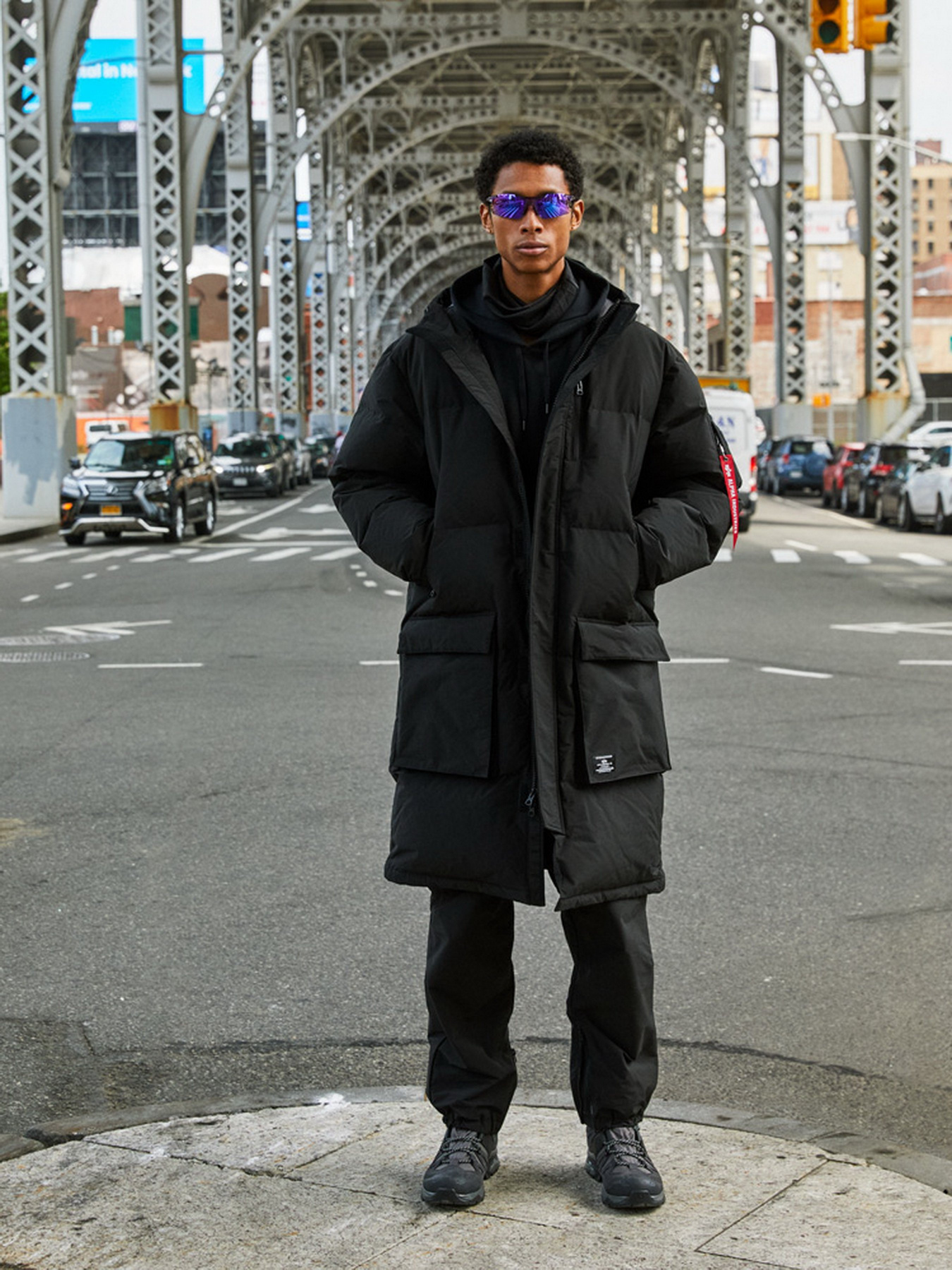 Пуховик Alpha Industries Long Puffer Parka Модель MJL53500C1_001 Фото